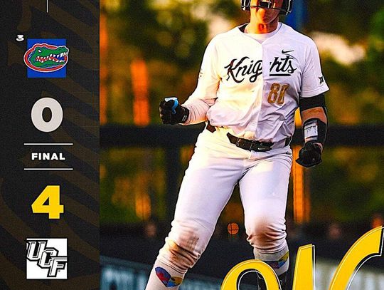 UCF softball shuts out No. 3 Florida, 4-0