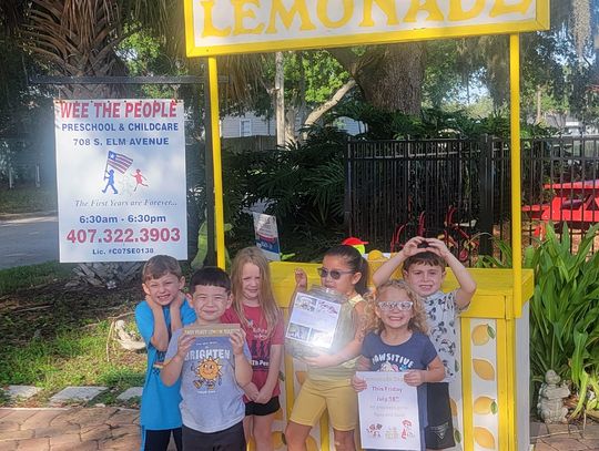 Wee The People Preschool and Childcare host Lemonade Stand