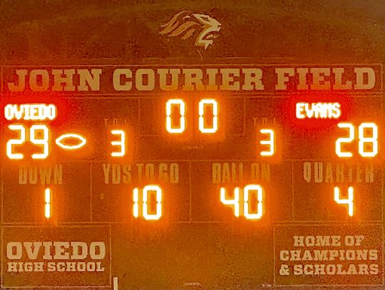 What a night on the gridiron