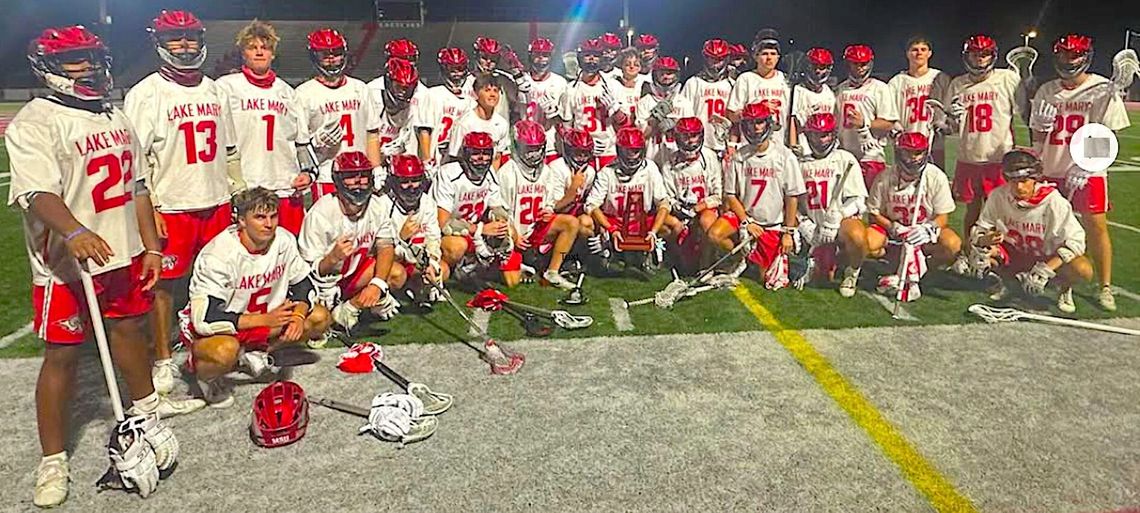 A trio of District Lax Champions