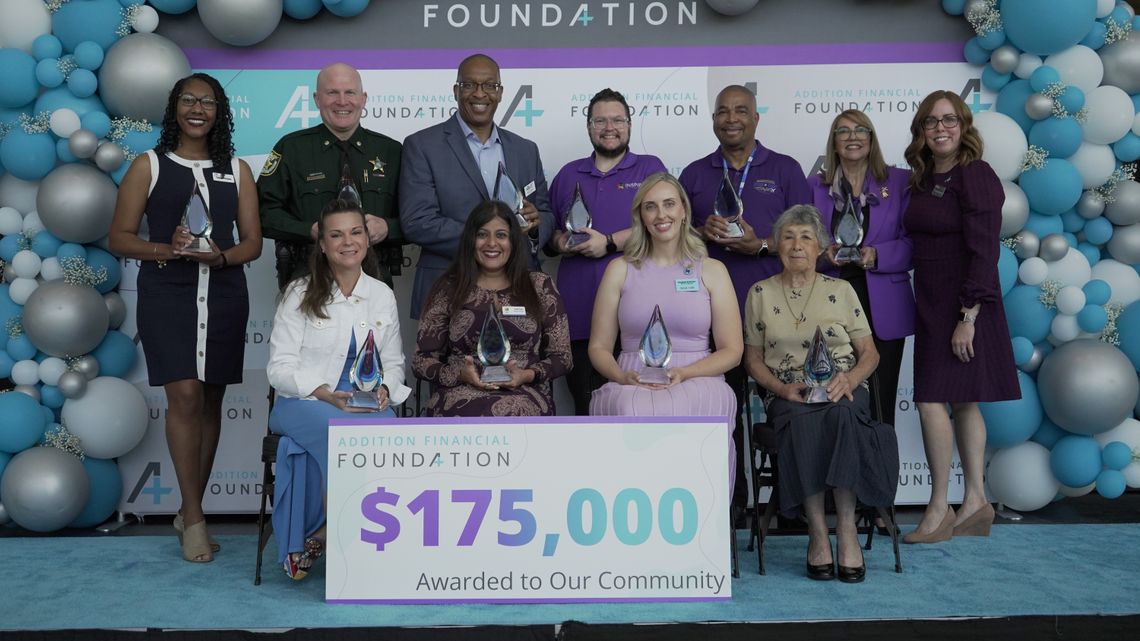 Addition Financial Foundation Awards $175,000 to Central Florida Nonprofits at 2024 Community Giving Celebration Addition Financial Foundation Awards $175,000 to Central Florida Nonprofits at 2024 Community Giving Celebration