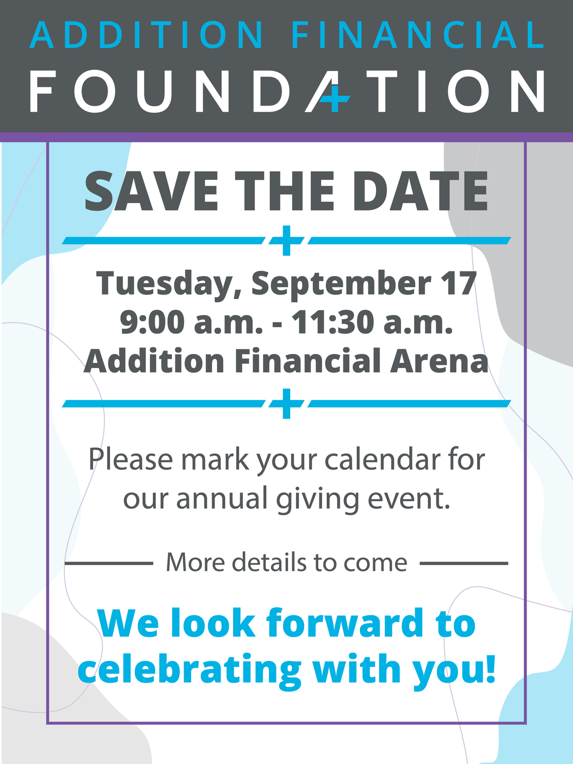 Addition Financial Foundation Giving Event