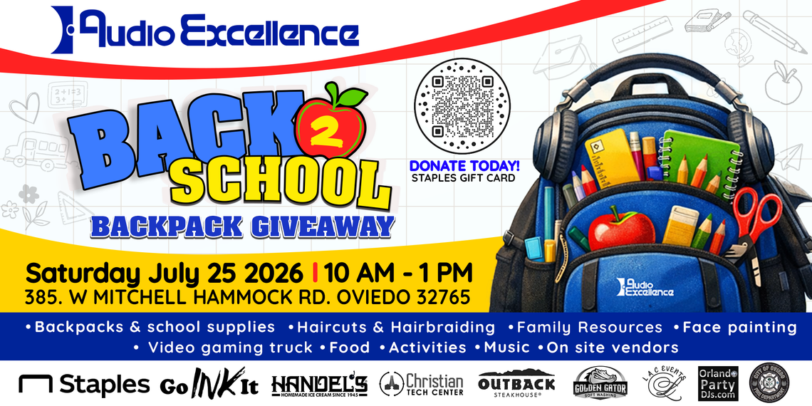 Audio Excellence Oviedo Backpack Giveaway Audio Excellence Oviedo Backpack Giveaway