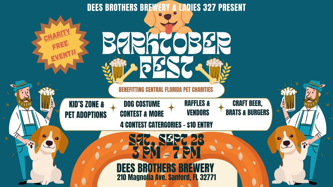 Barktoberfest Barks 'N Brews with Canine Couture Costume Contest Barktoberfest Barks 'N Brews with Canine Couture Costume Contest