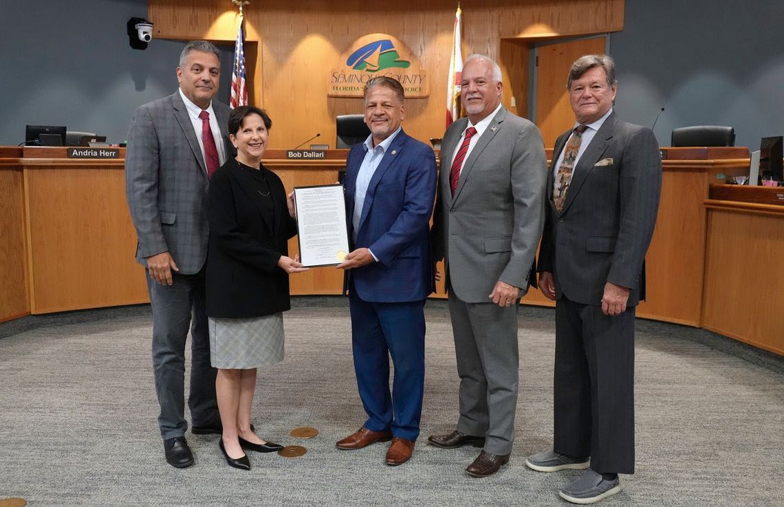 Board of County Commissioners proclaim USAF Staff Sergeant Tommy Oliveras as Veteran of the Month Board of County Commissioners proclaim USAF Staff Sergeant Tommy Oliveras as Veteran of the Month