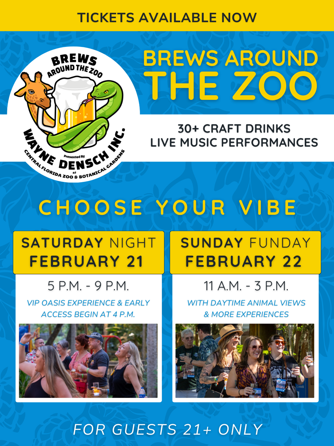 Brews Around the Zoo expands to Two Days for 2026