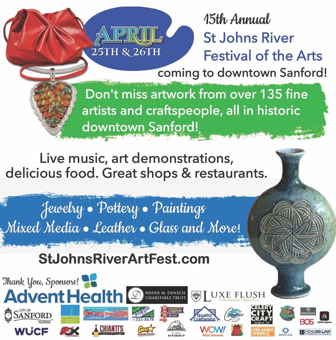 Celebrate Art, Music and Community at the 2026 St. Johns River Festival of the Arts Celebrate Art, Music and Community at the 2026 St. Johns River Festival of the Arts