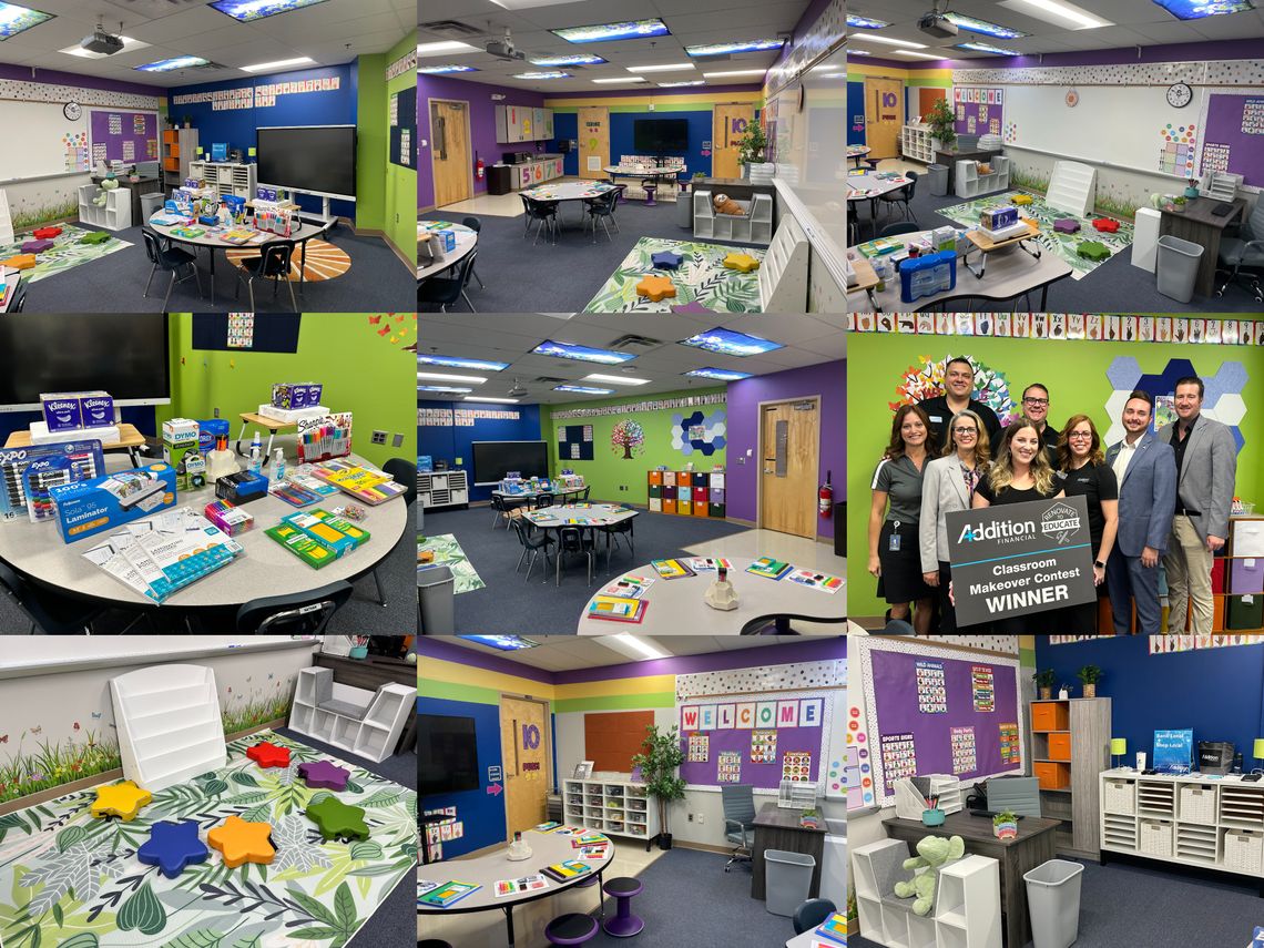 Central Florida Teachers Receive Free Classroom Makeovers from Addition Financial Credit Union Central Florida Teachers Receive Free Classroom Makeovers from Addition Financial Credit Union