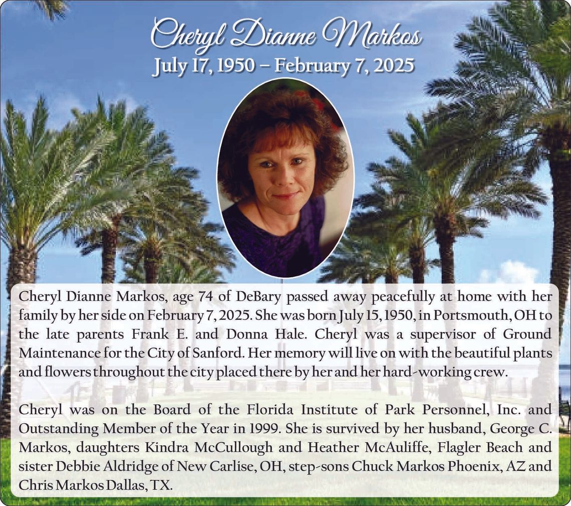 Cheryl Dianne Markos