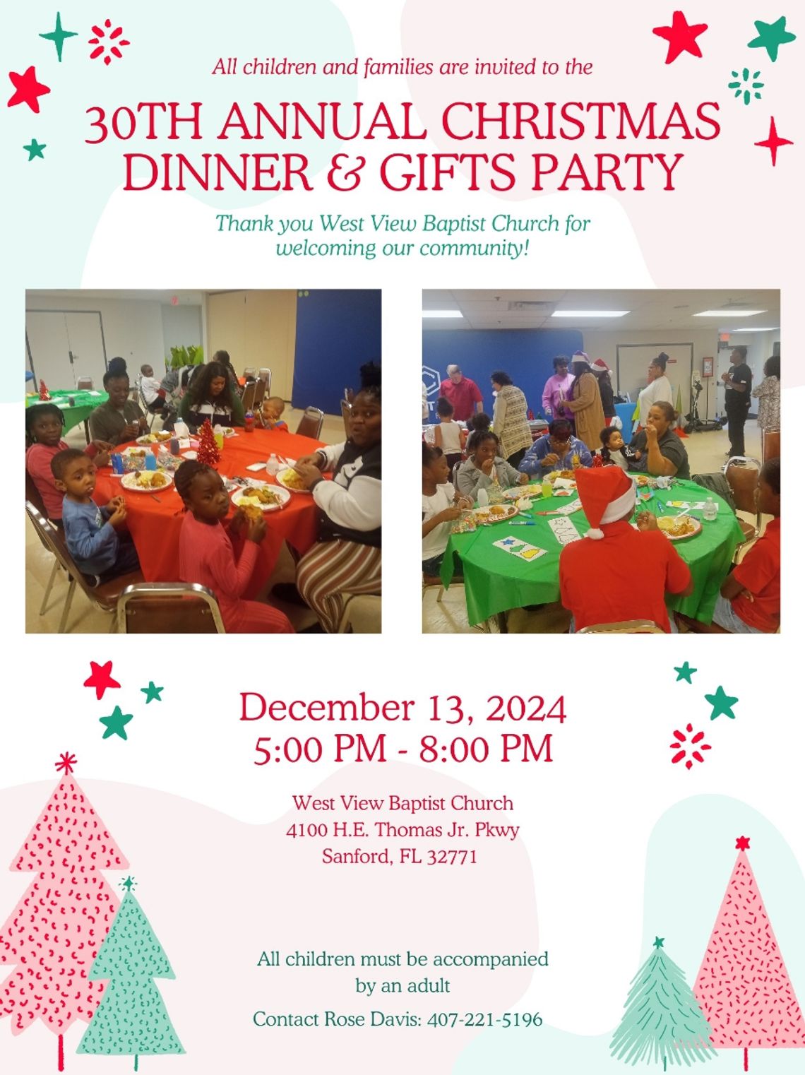 Christmas Dinner & Gifts