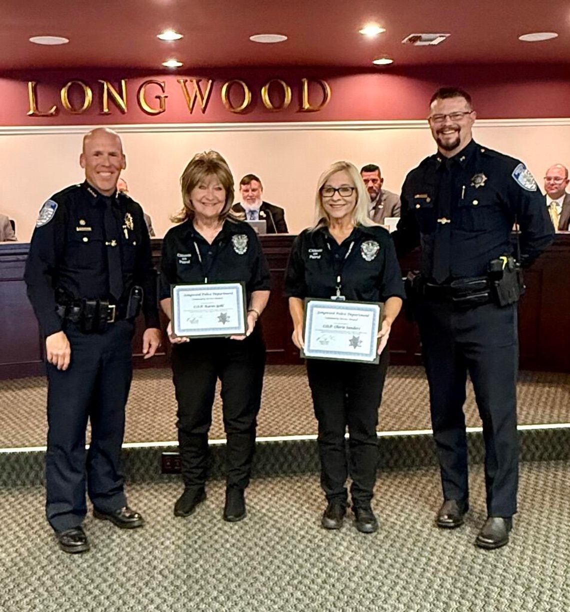 City of Longwood Recognizes Citizens on Patrol Members for Assisting in Safe Recovery of Missing Child City of Longwood Recognizes Citizens on Patrol Members for Assisting in Safe Recovery of Missing Child