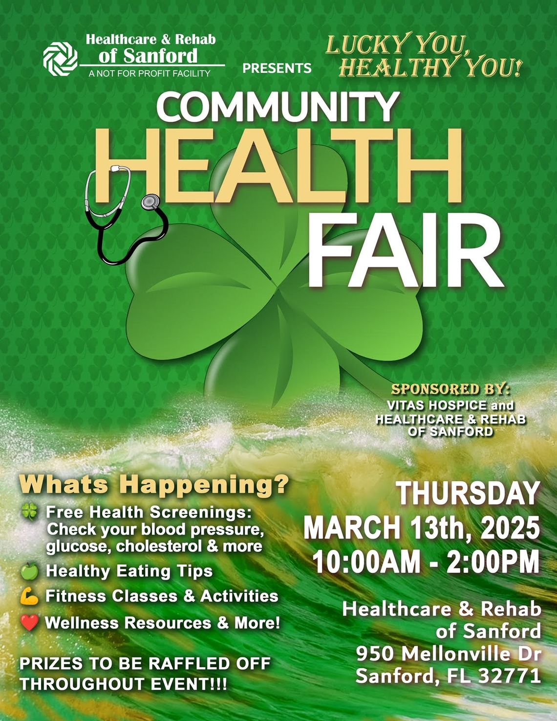 Community Health Fair at Healthcare & Rehab of Sanford Community Health Fair at Healthcare & Rehab of Sanford