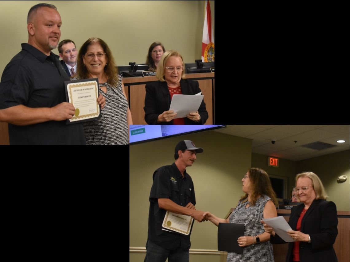DeBary Honors Local Businesses DeBary Honors Local Businesses