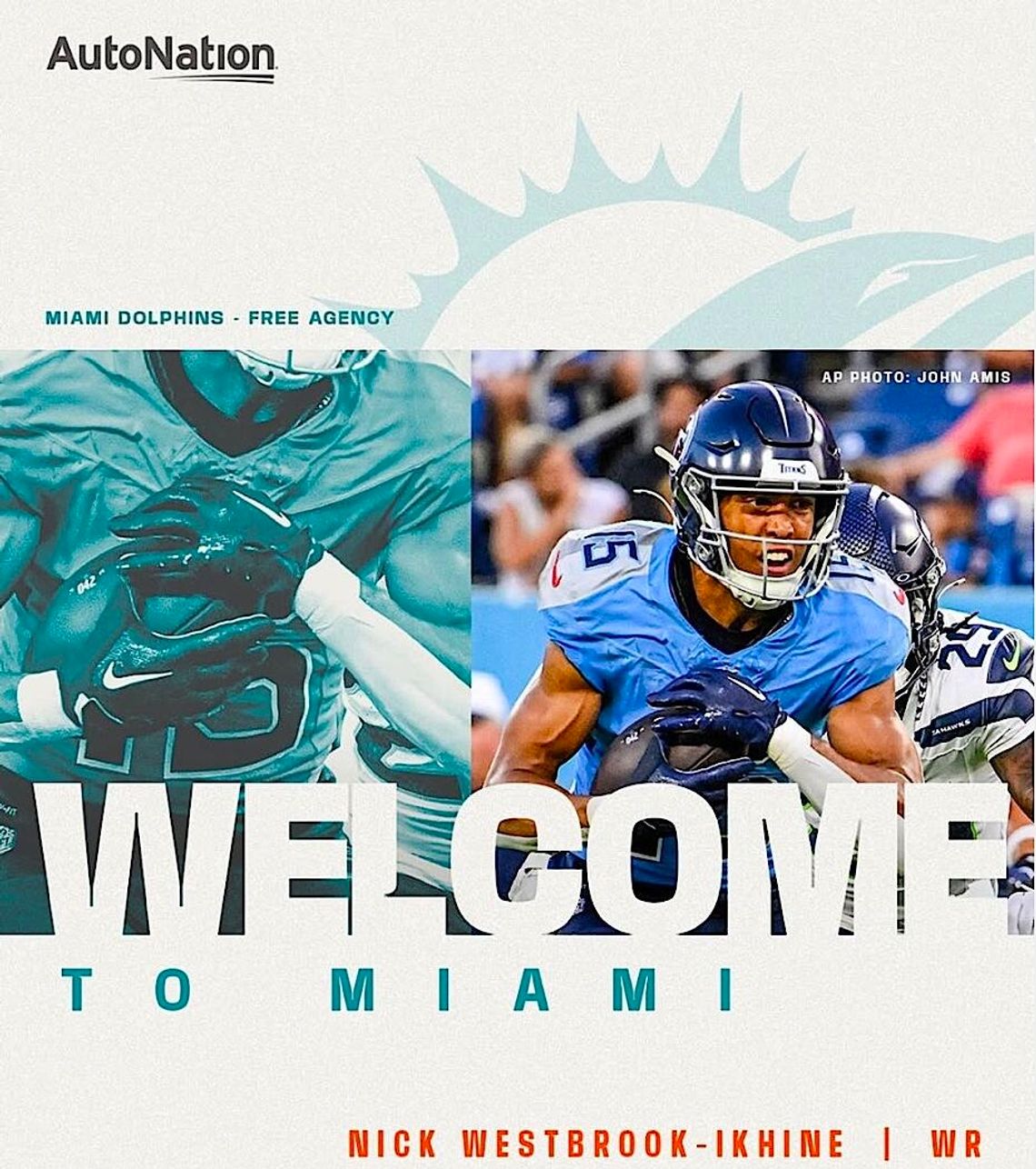 Dolphins sign Westbrook-Ikhine