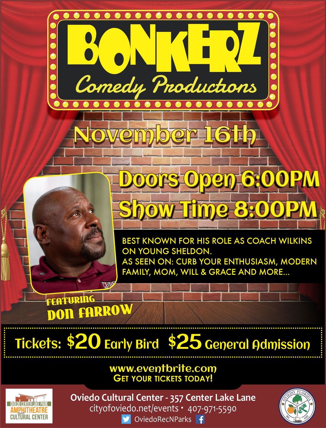 Don Farrow performs at Bonkerz in Oviedo Don Farrow performs at Bonkerz in Oviedo