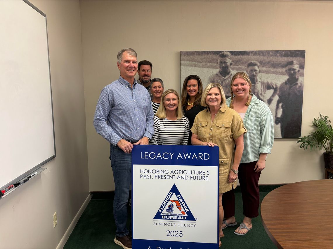 DUDA Presented with Legacy in Agriculture Award