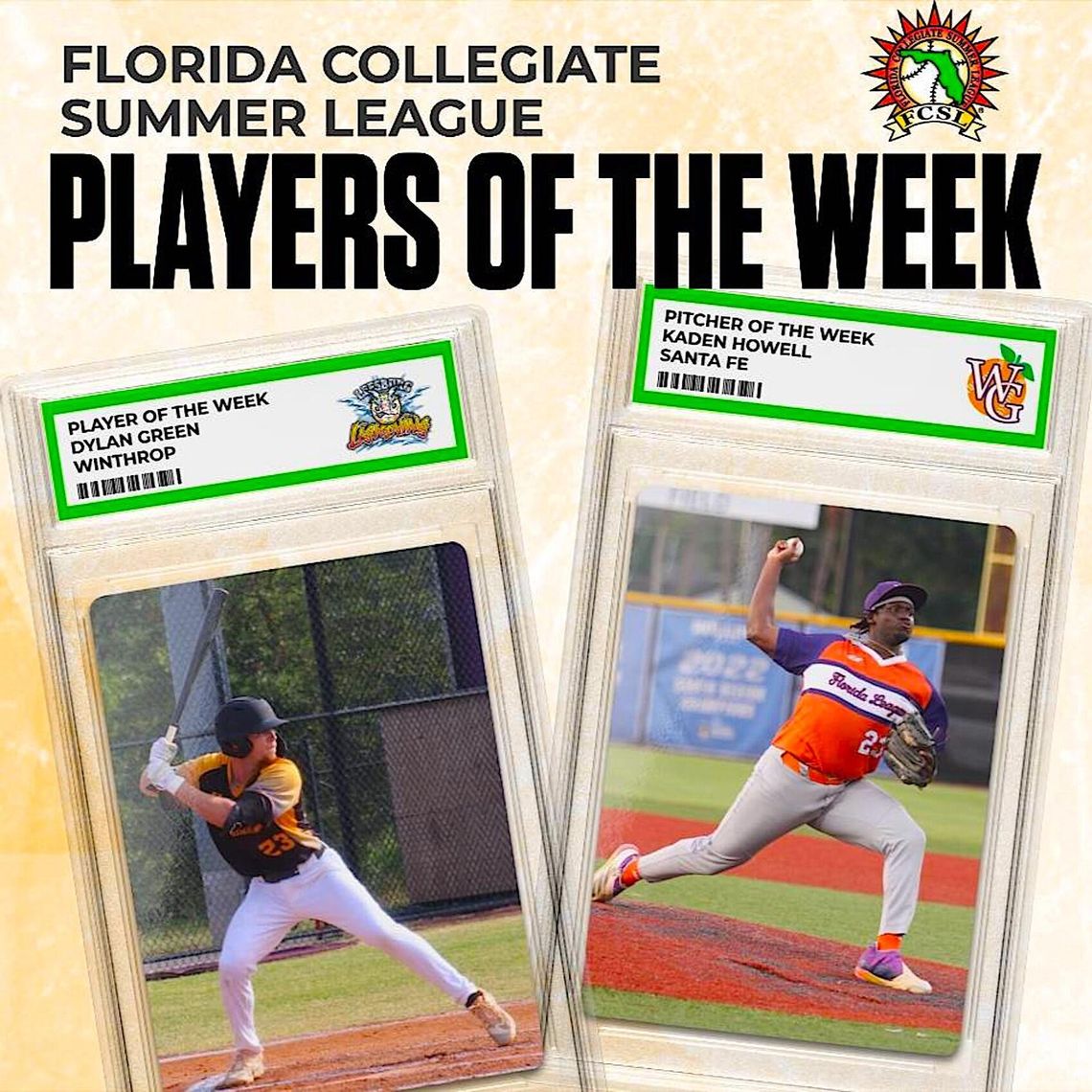 Florida League honors for Week 3 Florida League honors for Week 3