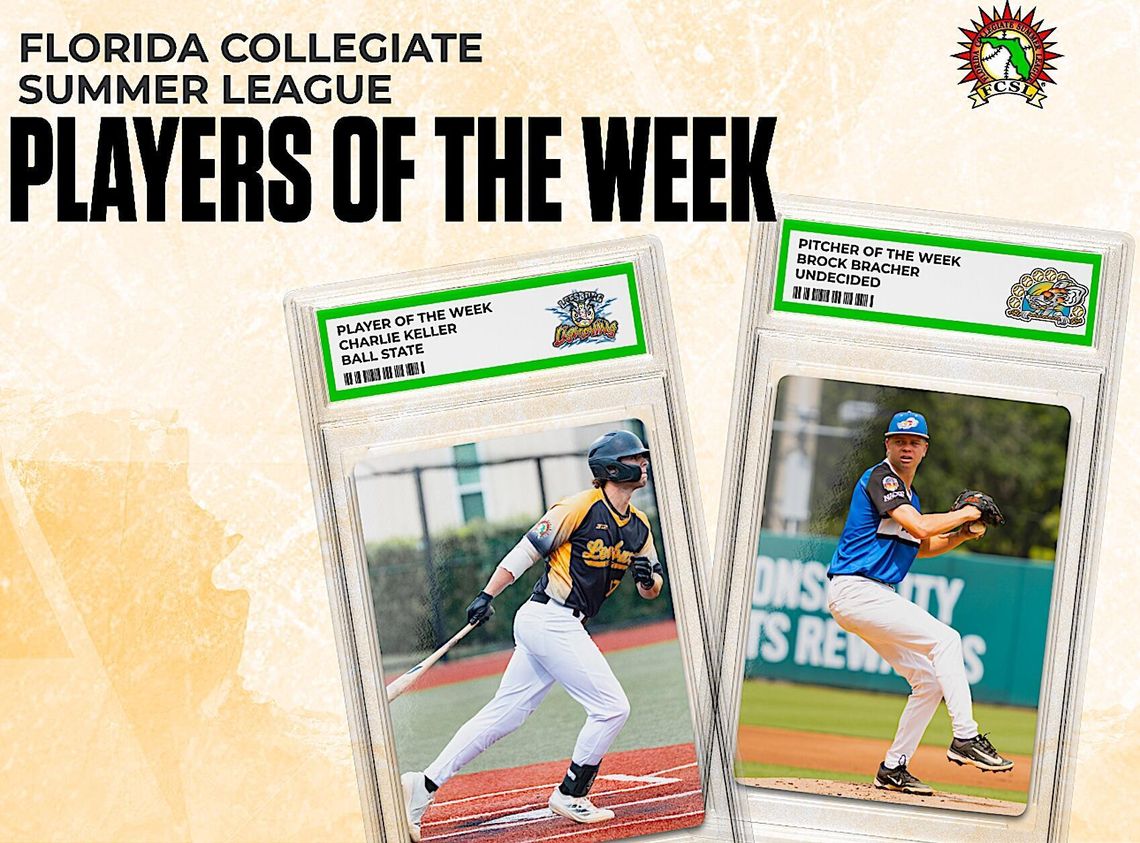 Florida League honors for Week 5 Florida League honors for Week 5