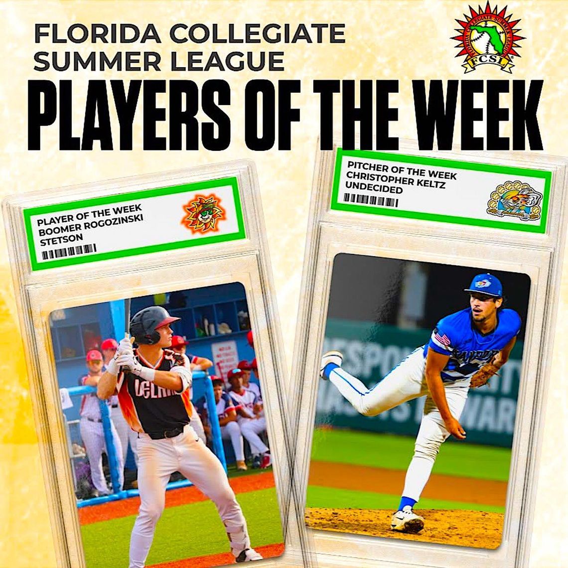 Florida League honors for Week 6 Florida League honors for Week 6