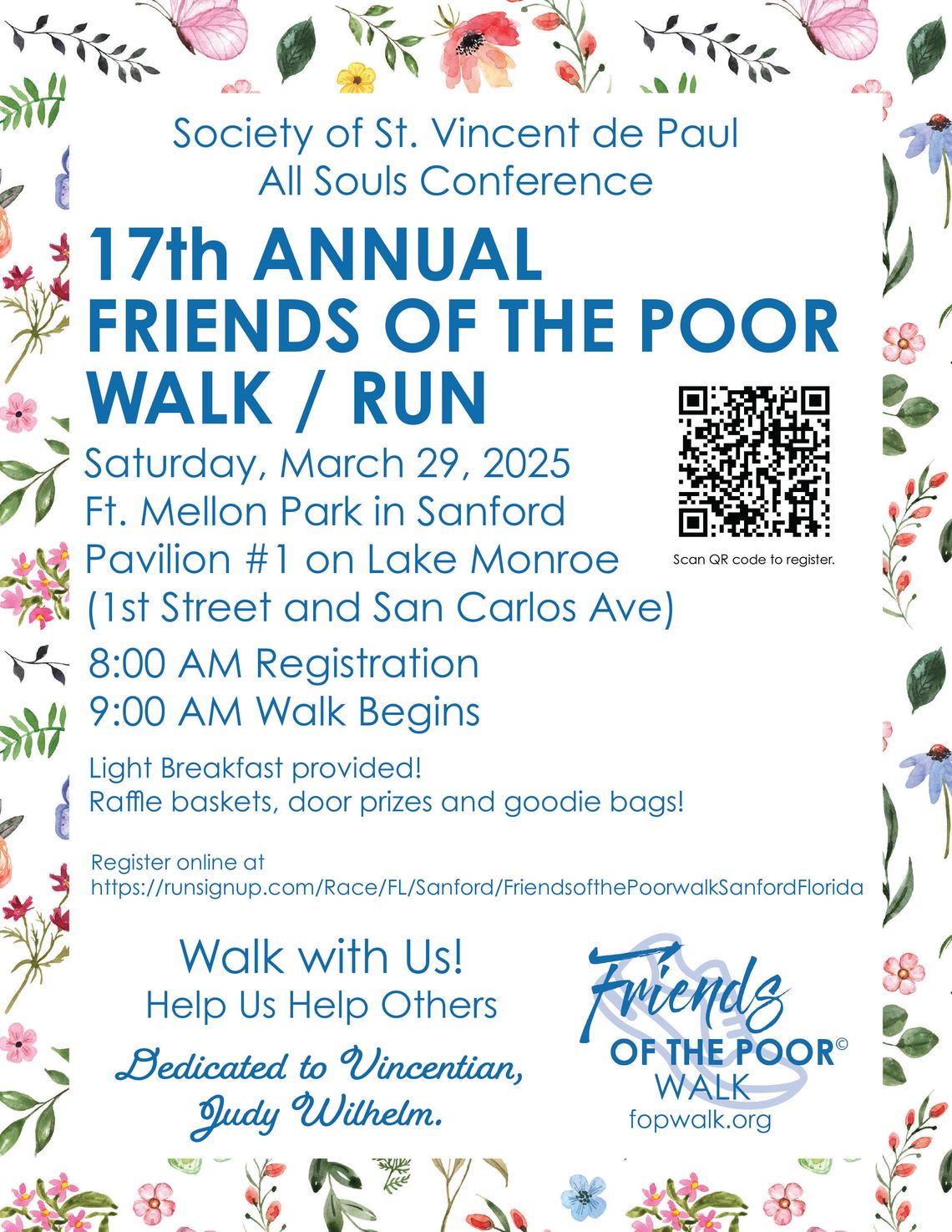 Friends of the Poor Walk/Run Friends of the Poor Walk/Run