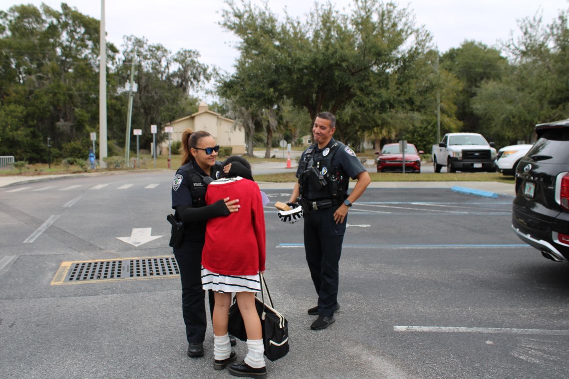 Gearing up to give: Police Partner in Bike Donation to Student in Need