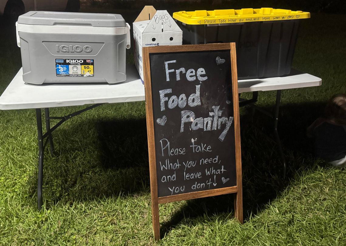 Grinch steals Food but Sanford Herald assists Local Resident