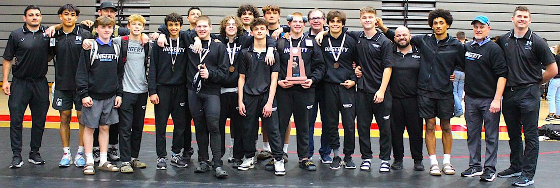 Hagerty boys win Class 3A-Region 1 Wrestling Championship