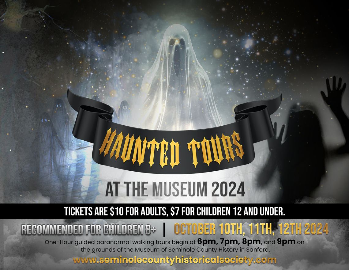 Haunted Tours 2024 Returns to the Museum of Seminole County History Haunted Tours 2024 Returns to the Museum of Seminole County History