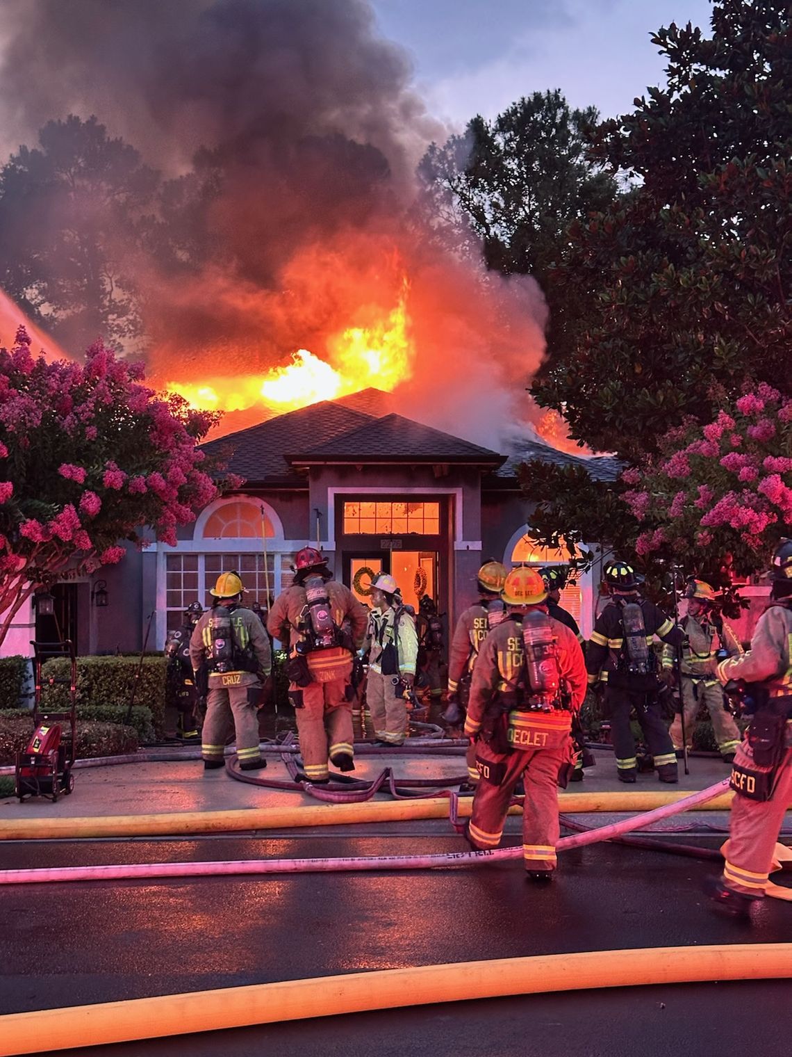 Lightning Strike Ignites Fire in Sanford