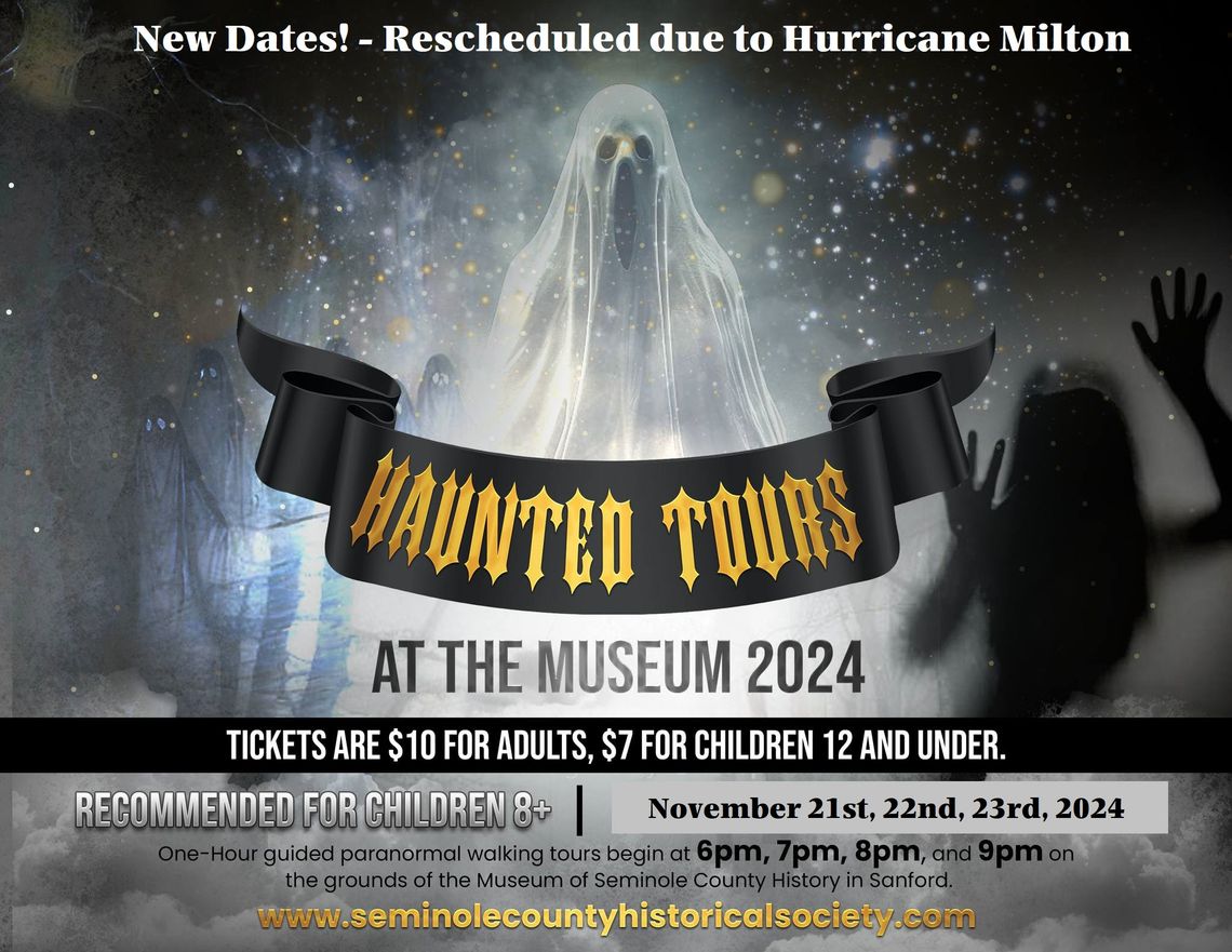 New Date for Haunted Tours at the Museum 2024