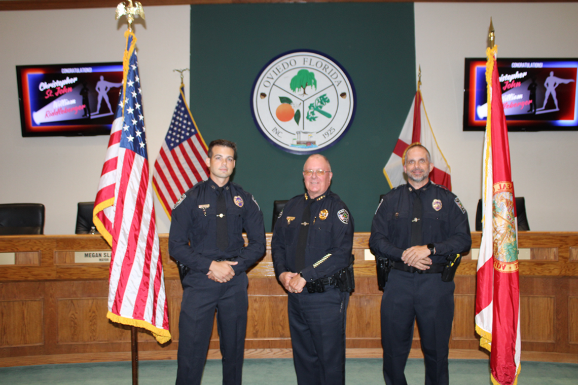 New Oviedo Police Officers Sworn In and Pinned