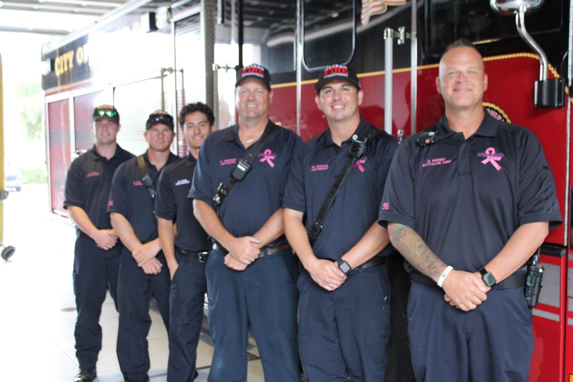 OPD & Public Safety Department support Breast Cancer Awareness Month