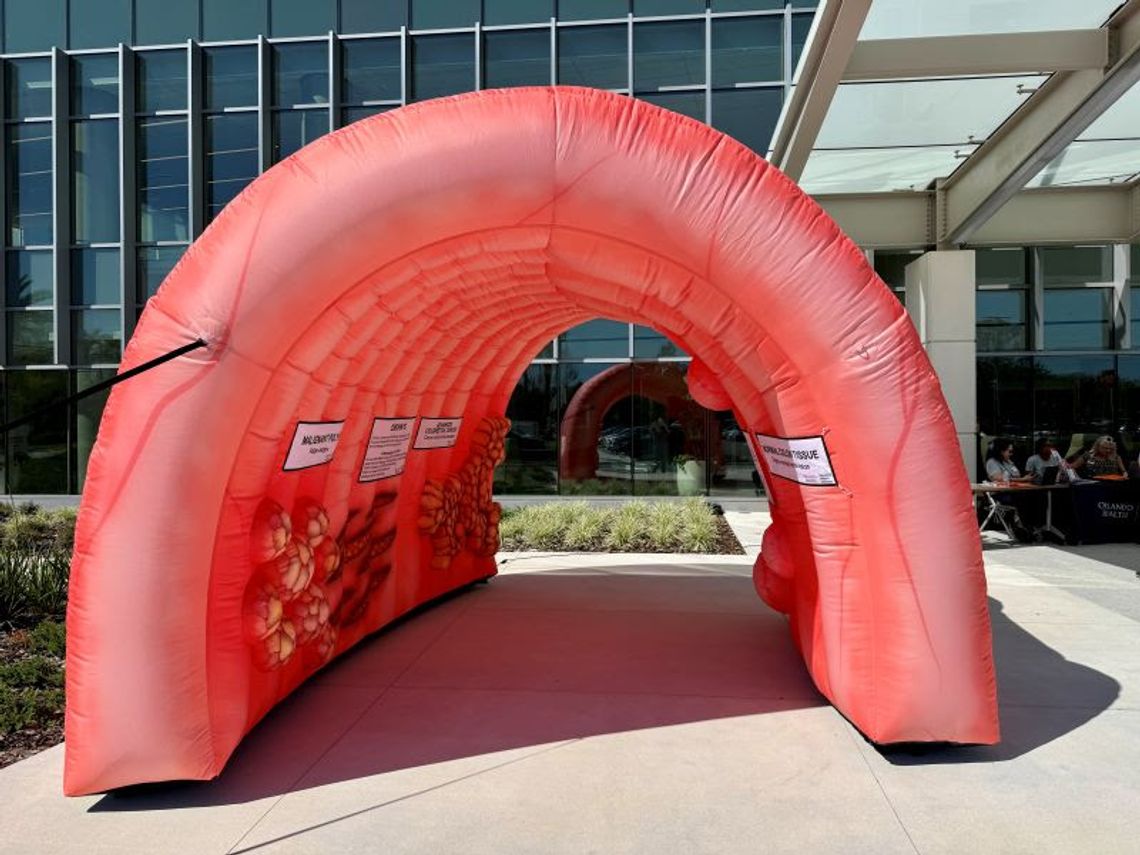 Orlando Health Uses Interactive Inflatable Colon to Raise Awareness for Cancer Screenings