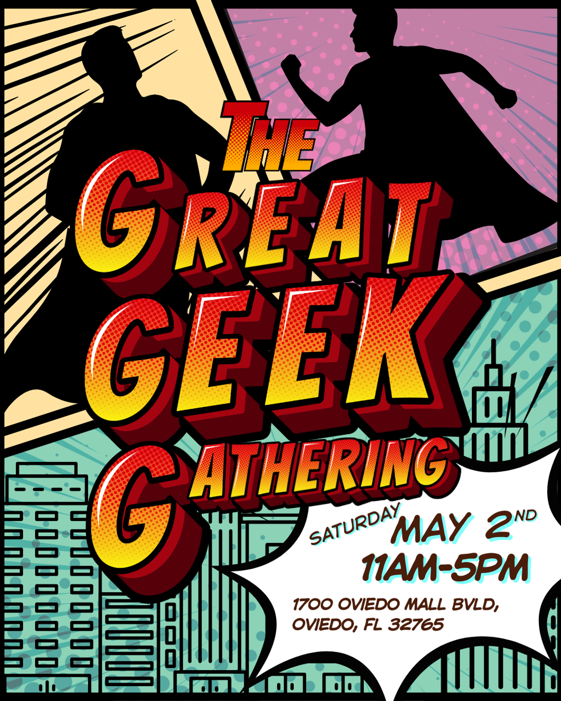 Oviedo Mall Hosts “The Great Geek Gathering” on Free Comic Book Day Oviedo Mall Hosts “The Great Geek Gathering” on Free Comic Book Day
