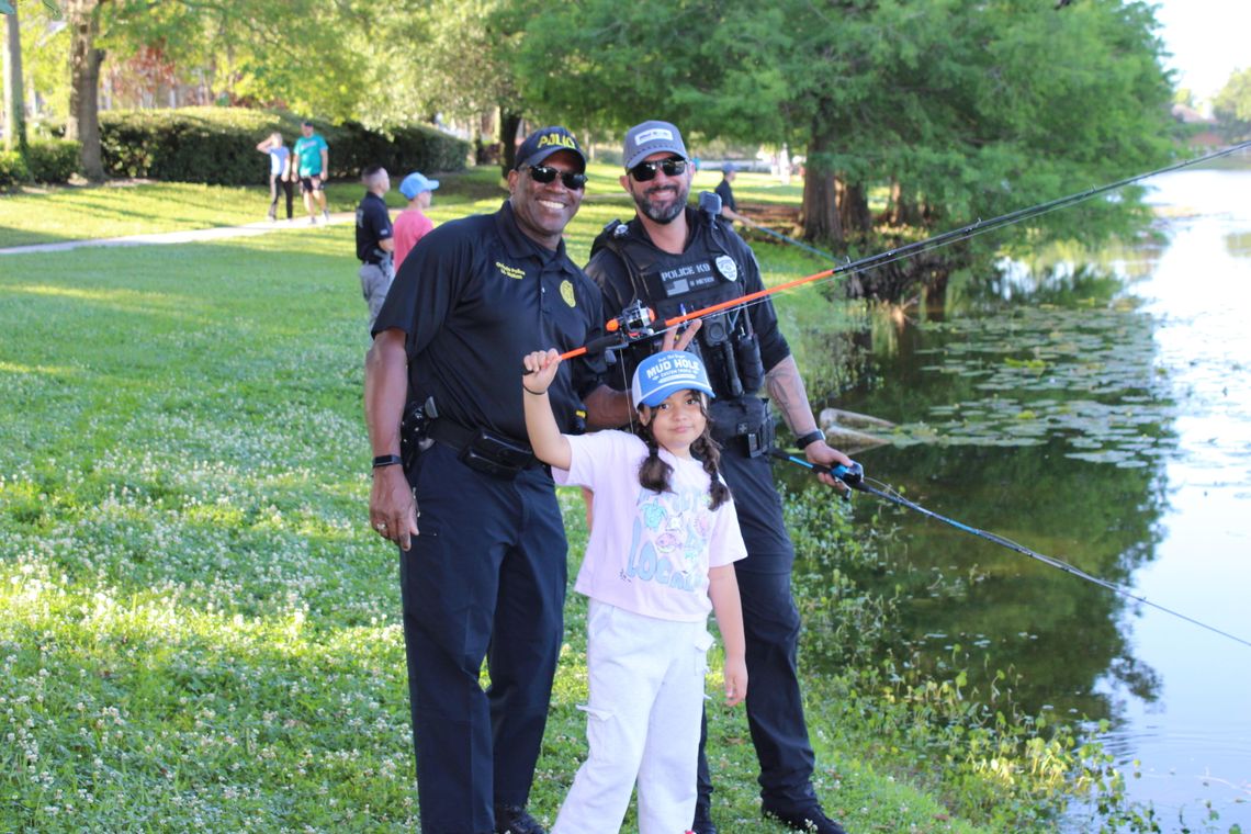 Oviedo Police hosted Fishing with a Cop Event for Kids