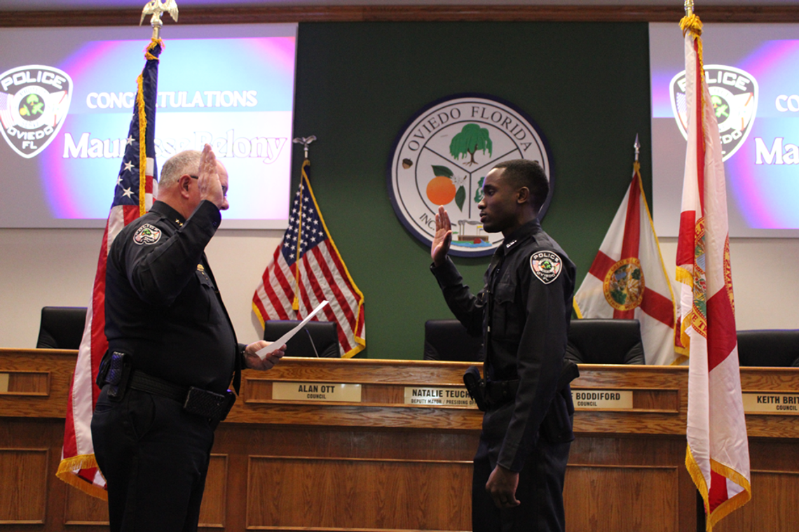 Oviedo Police Officer Sworn In