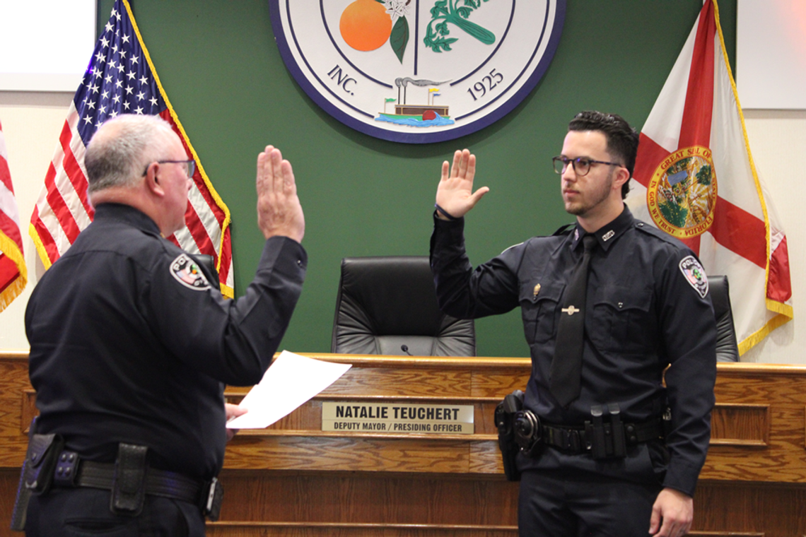 Oviedo Police Officer Sworn In