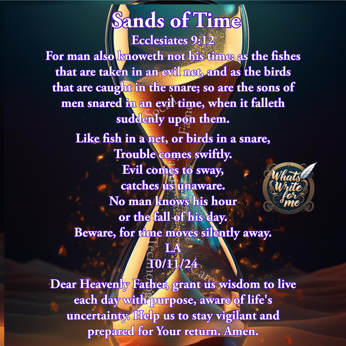 Poem, Meditation by Lewis Buck Alexander Poem, Meditation by Lewis Buck Alexander