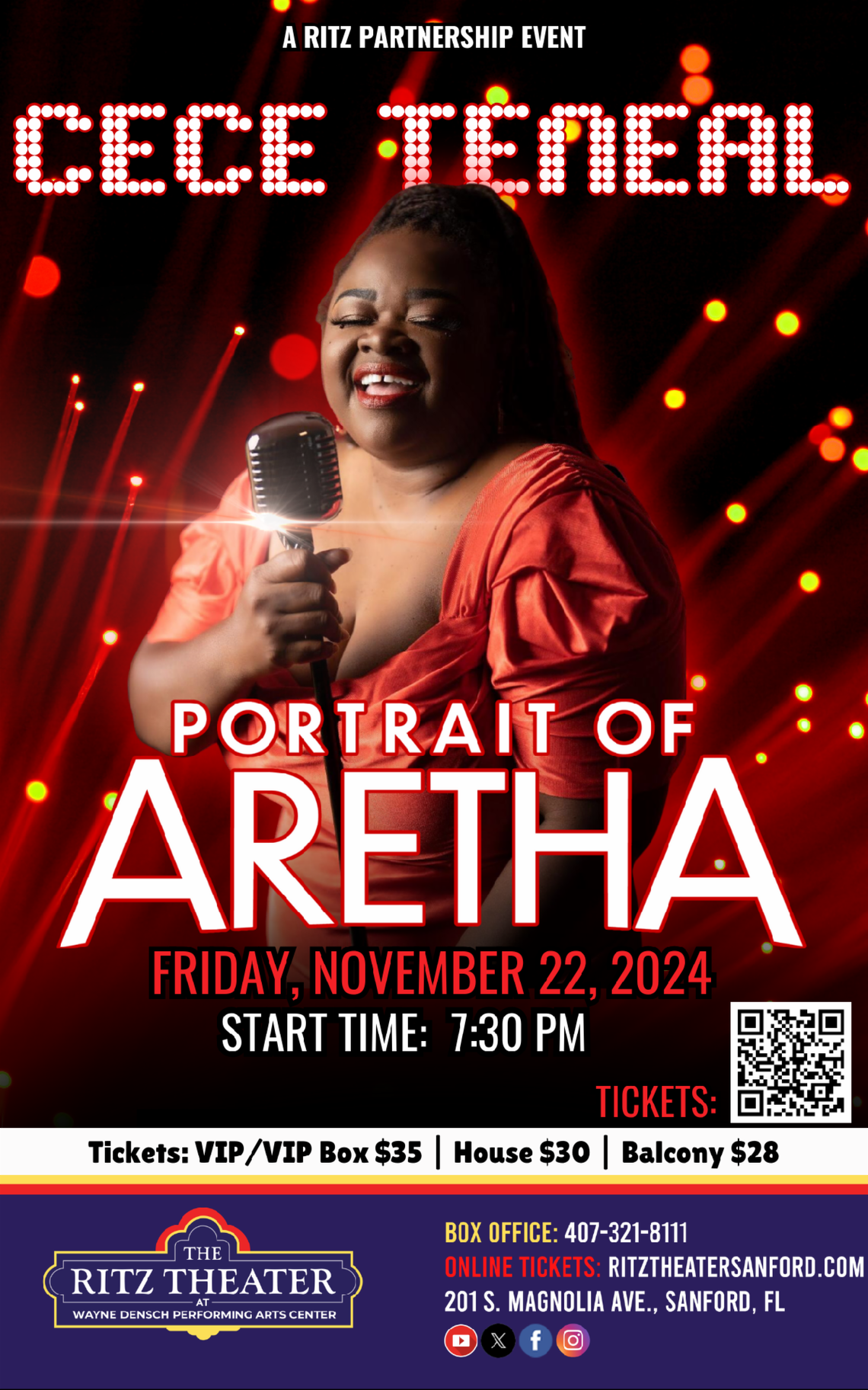 “Portrait of Aretha” Tickets on Sale Now “Portrait of Aretha” Tickets on Sale Now