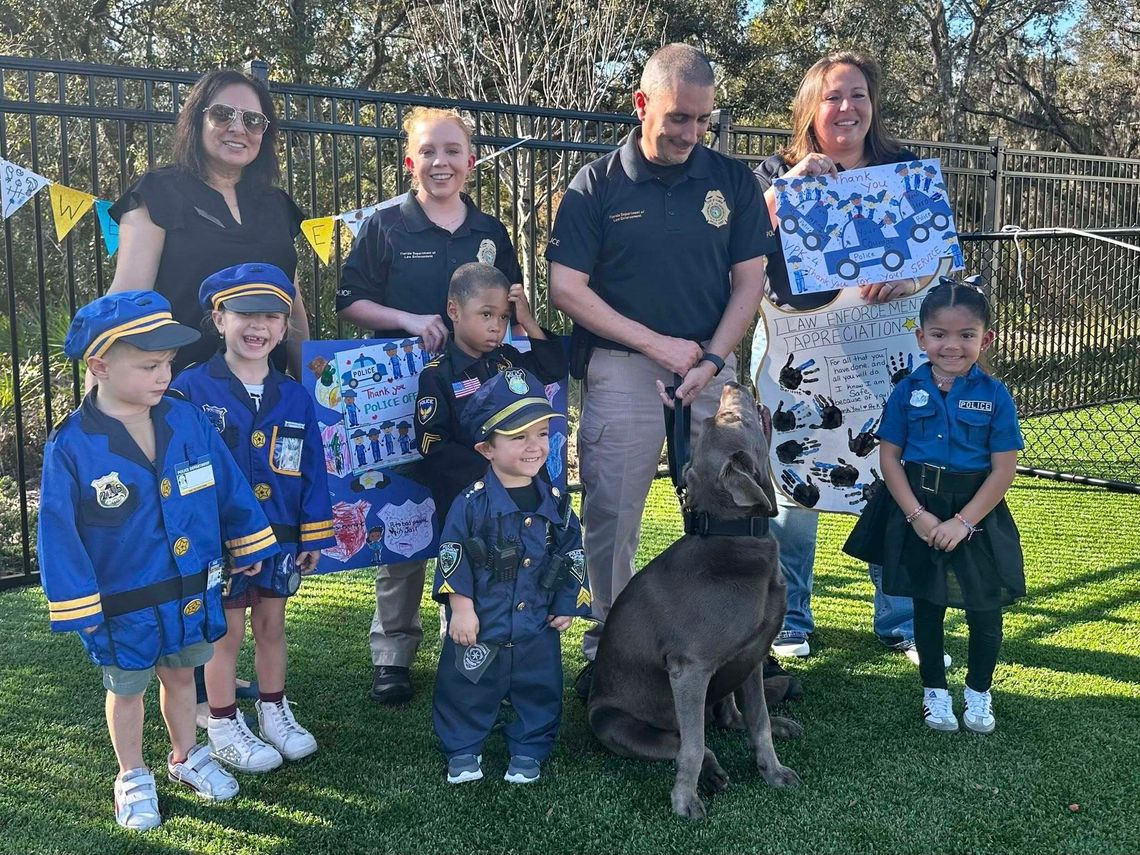 Primrose Preschoolers celebrate National Law Enforcement Appreciation Day