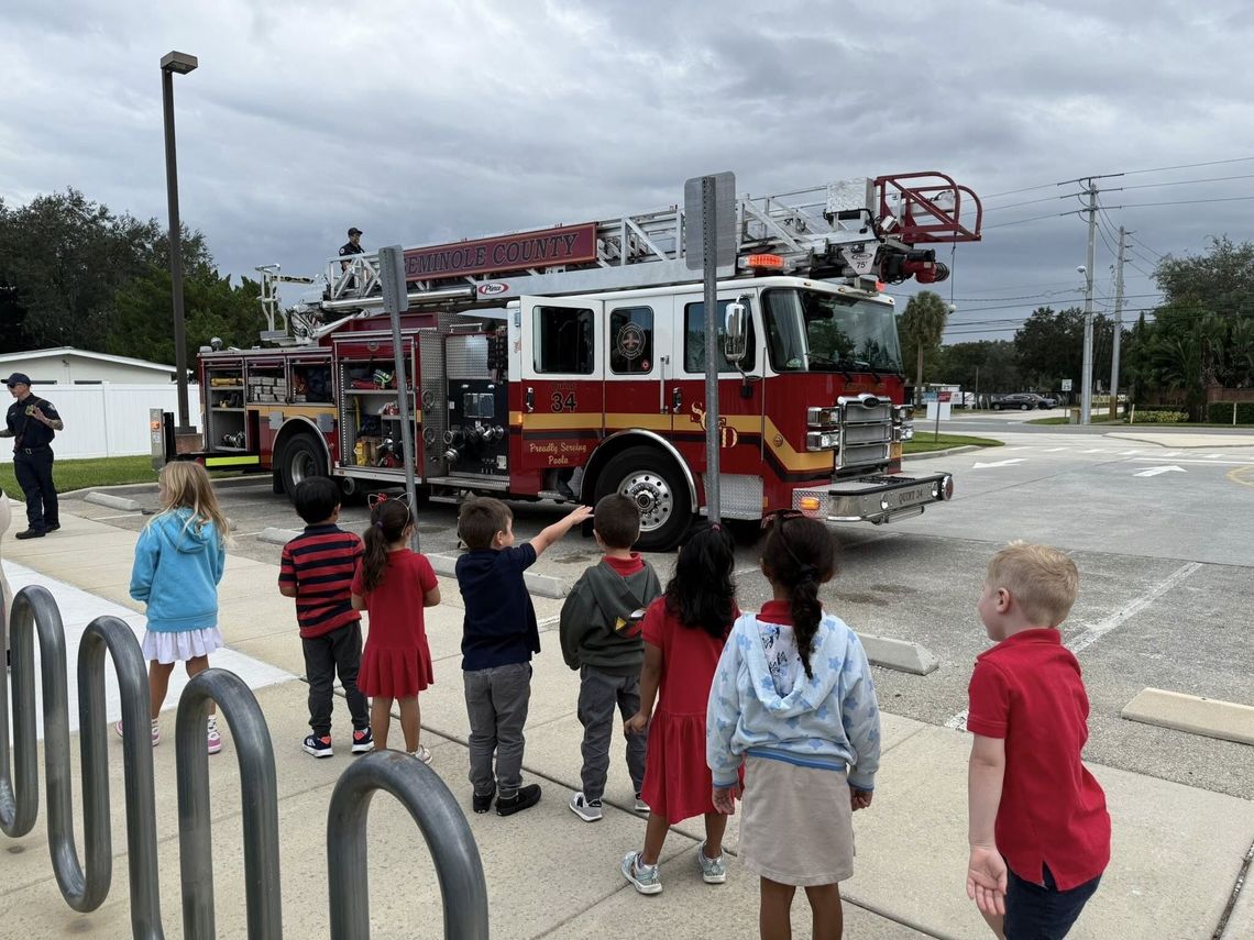 Primrose School of Lake Mary celebrates Firefighters