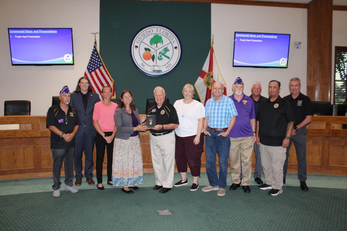 Purple Heart Presentation