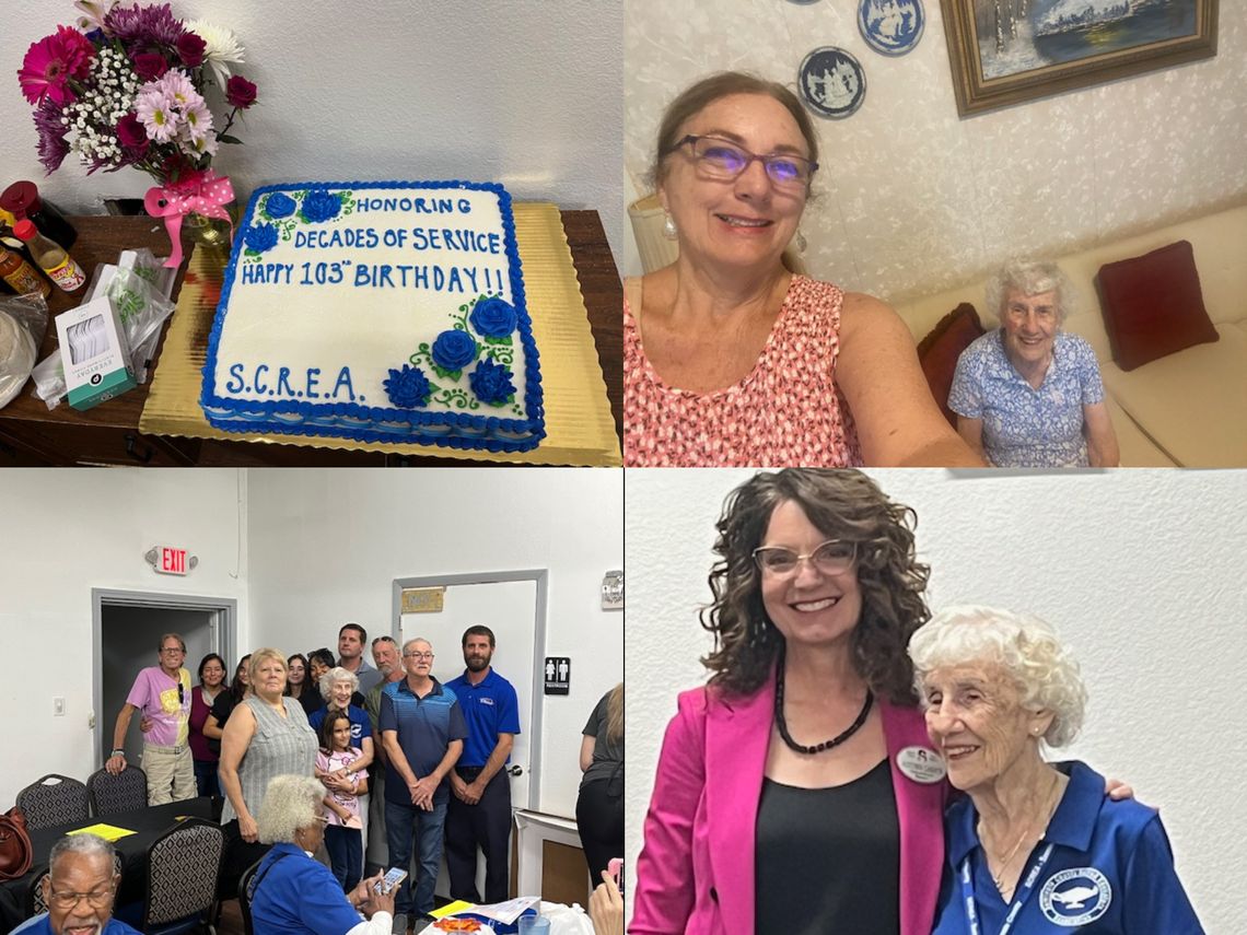 Sanford Mayor, Art Woodruff & the Retired Educator’s Association honored Life-long Sanford resident Doris Duxbury Sanford Mayor, Art Woodruff & the Retired Educator’s Association honored Life-long Sanford resident Doris Duxbury