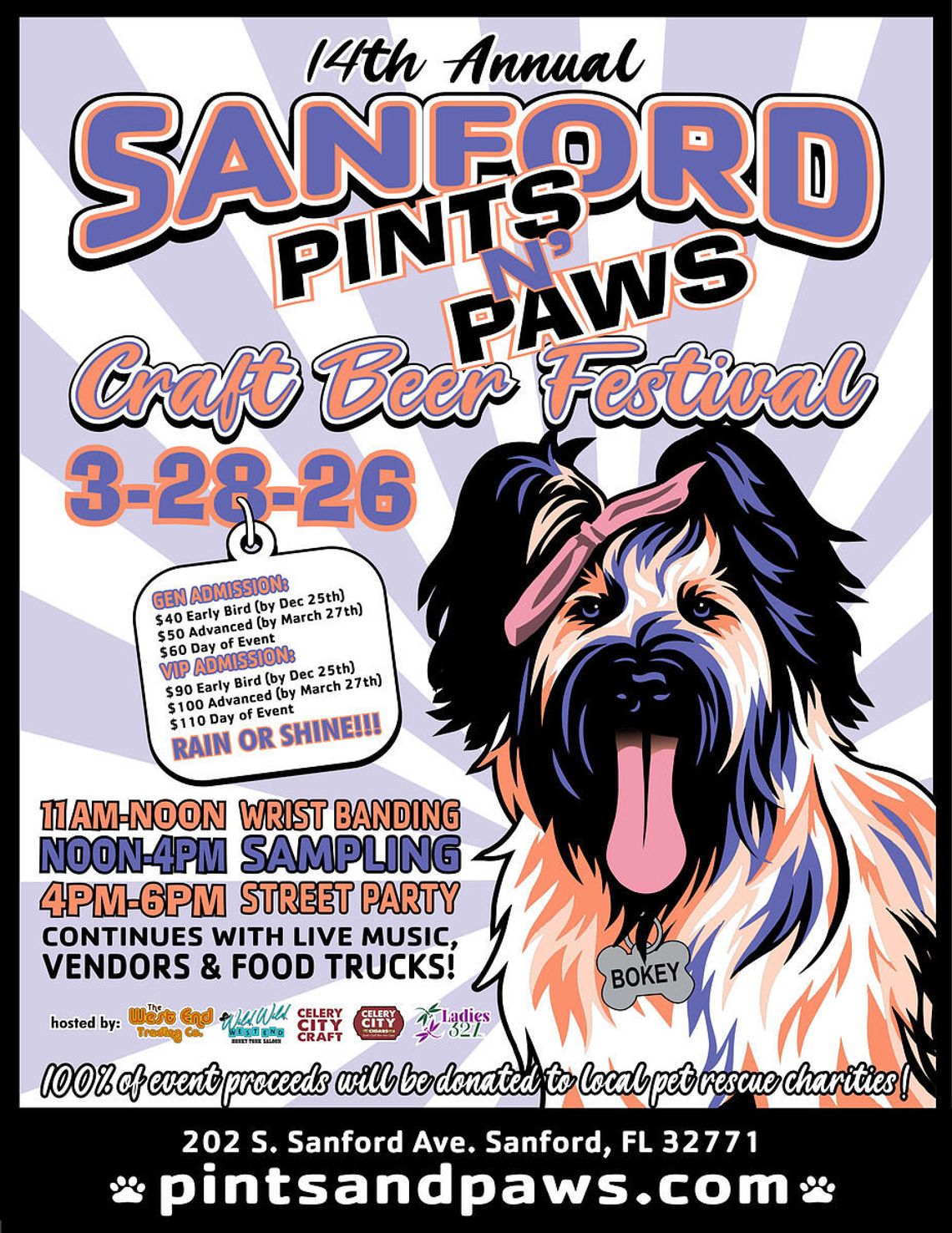 Sanford Pints n’ Paws Returns March 28 for Its 14th Year of Craft Beer, Community, and Compassion