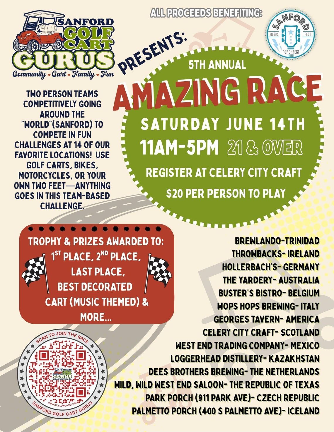 Sanford’s 5th Annual Amazing Race