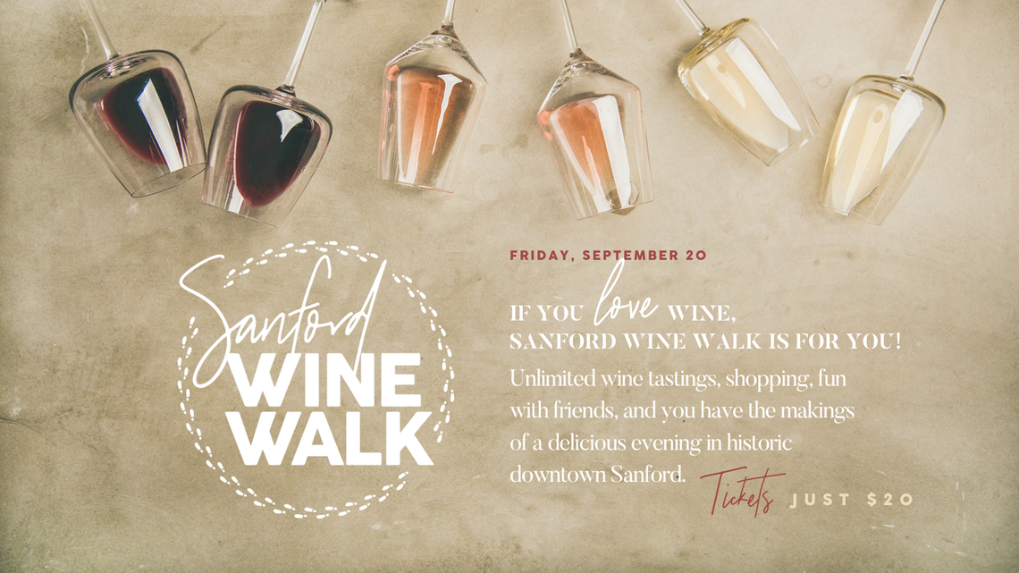 Sanford Wine Walk to benefit Theater West End Sanford Wine Walk to benefit Theater West End