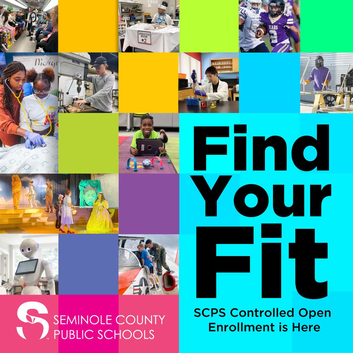 SCPS “Find Your Fit” Controlled Open Enrollment Now Open Through May 15