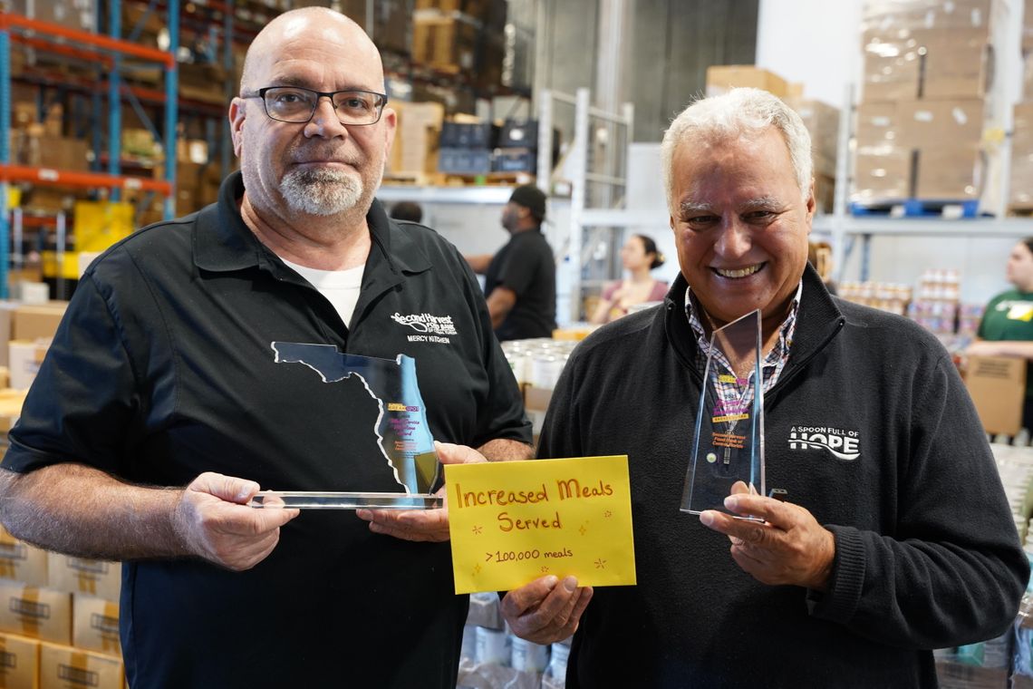 Second Harvest Food Bank of Central Florida Receives Two Awards from the State