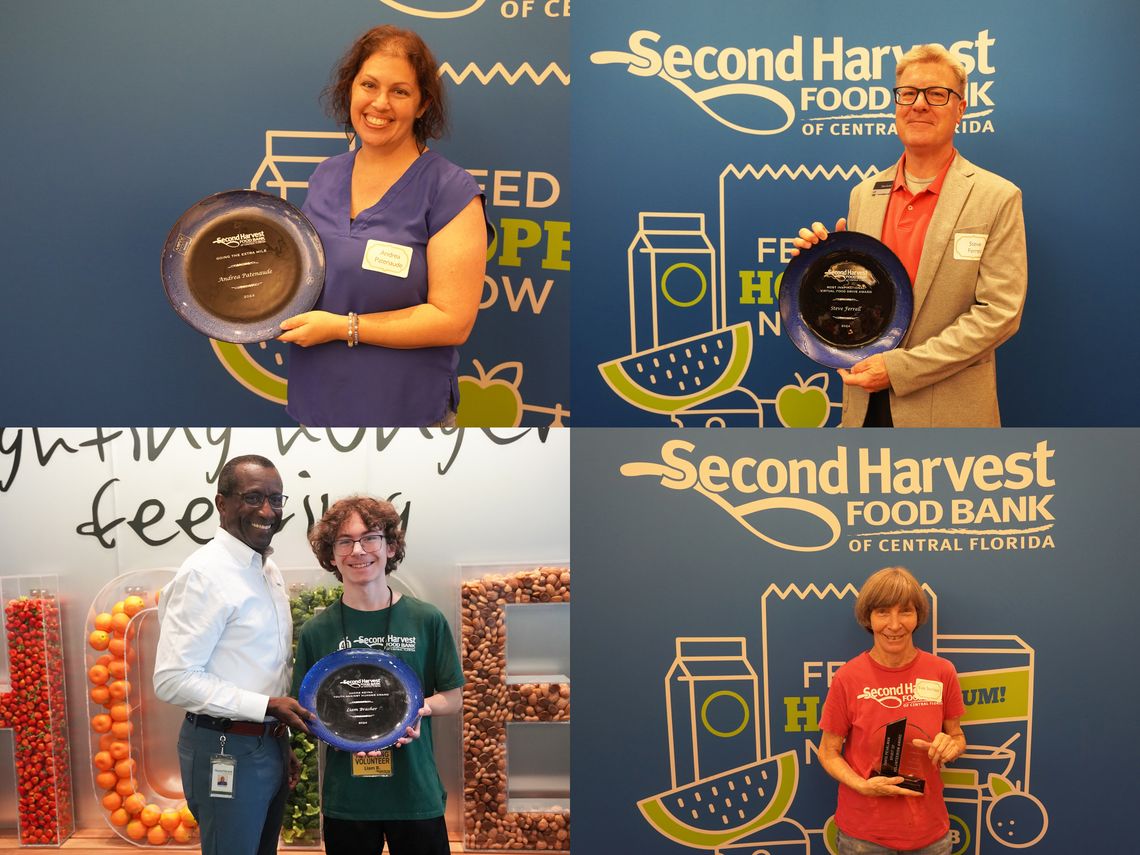 Second Harvest honors Volunteers at Annual Awards Presentation