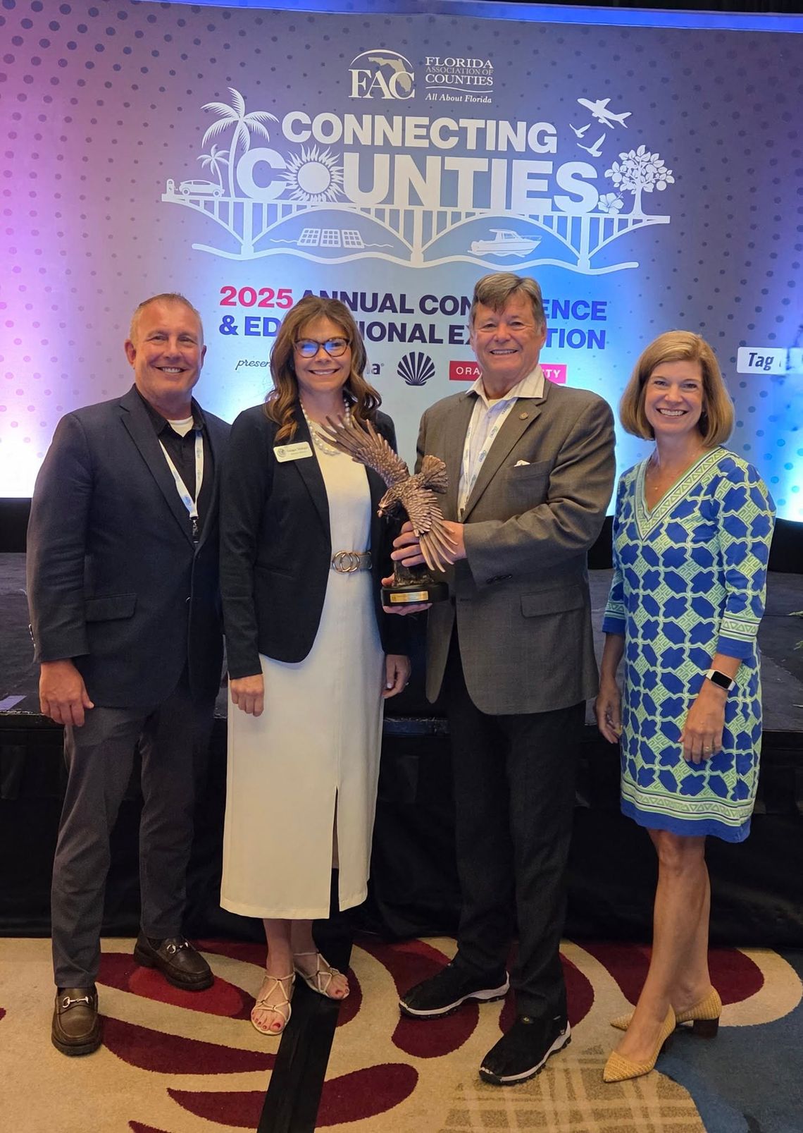 Seminole County Commissioner Lee Constantine Honored with Lifetime Achievement Award from Florida Association of Counties